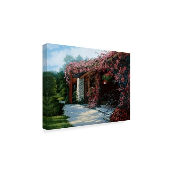 Anthony Casay 'Garden Scene 1' Canvas Art,18x24